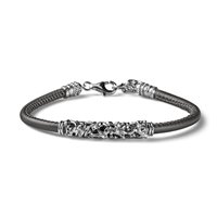 Bracciale Maria Cristina Sterling Uomo Damasco in Argento G3530 - G3530